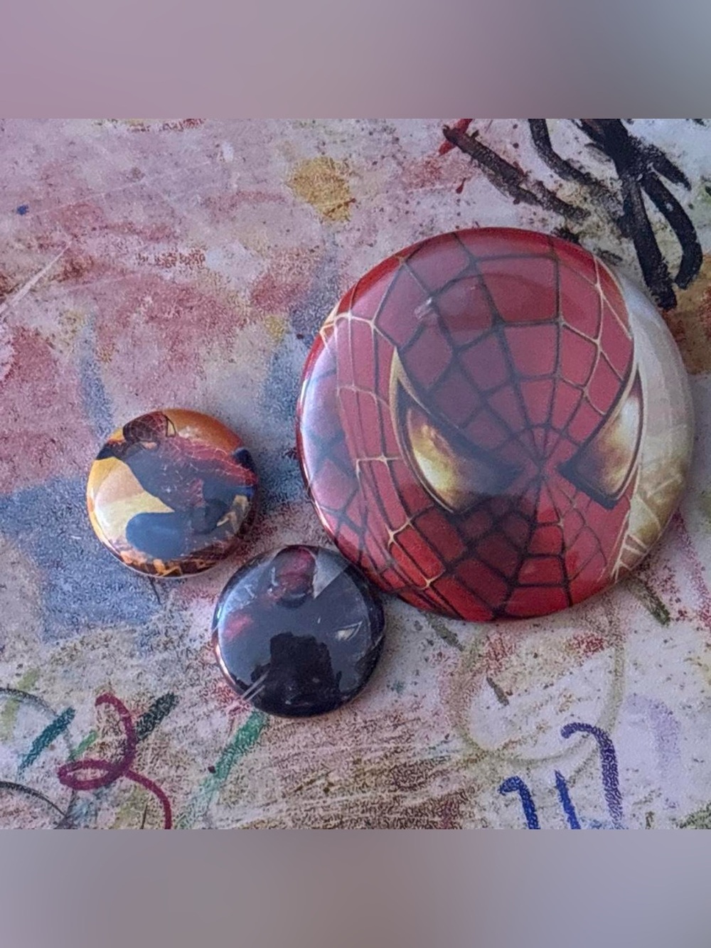 Marvel Spider-Man Pinback Button Set